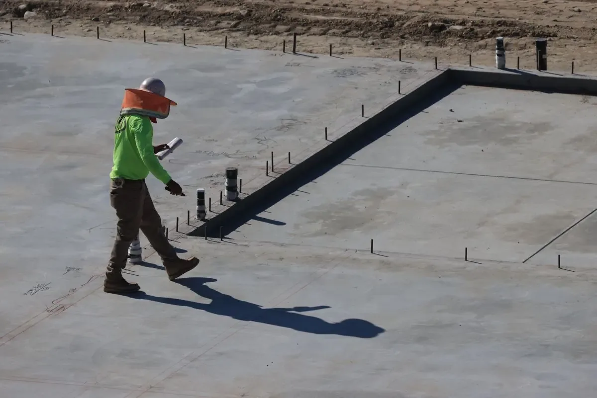 Pole Barn Concrete Slab Installation detail - Wichita KS post-frame construction